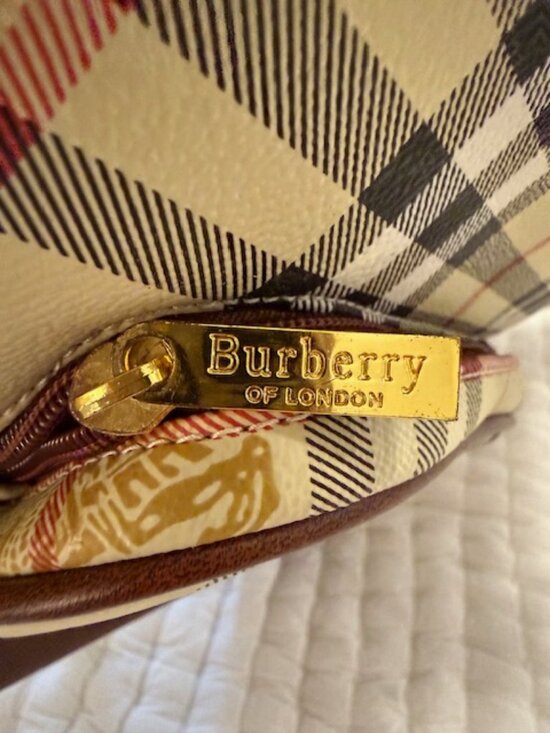 Vintage Burberry Haymarket Check backpack